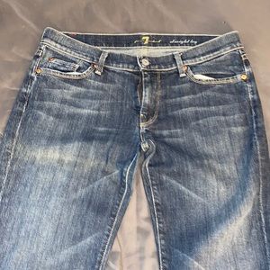 Straight leg jeans